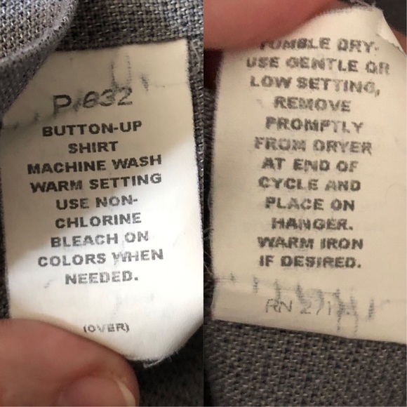 SALE🤑•Gray Croft & Barrow Long Sleeve Dress Shirt 👔 Mens - Picture 3 of 8